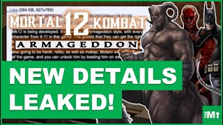 MK12 Armageddon - New Details LEAKED?! Mortal Kombat 12 - Mortal Kombat
