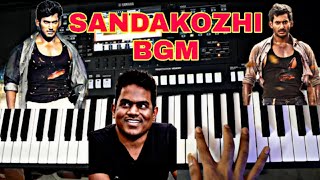 Sandakozhi bgm Piano tutorial | Vishal | Yuvan Shankar Raja | Sandakozhi theme music