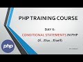 Day6: Conditional Statements in PHP
