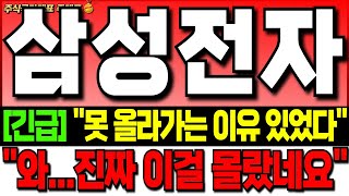 [삼성전자 주가 전망][긴급]\