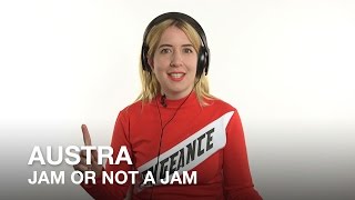 Katie from Austra plays Jam or Not a Jam