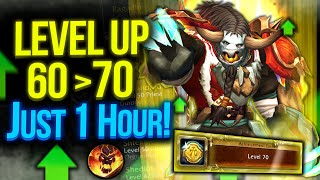 From 60 to 70 Level UNDER 1 HOUR! (Not Nerfed)! Fastest Leveling in WoW Dragonflight / GUIDE