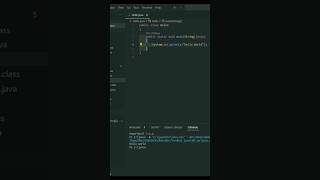 Java programming Hello World Program #javaprogramming #helloworld