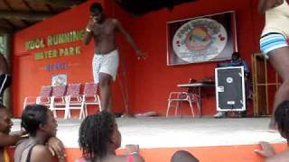 My Friend Dancing @ Kool Runnings Water Park In Negirl Jamaica