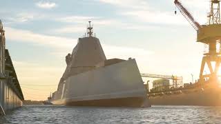 HII’s Ingalls Shipbuilding division successfully undocked USS Zumwalt (DDG 1000) on December 6, 2024