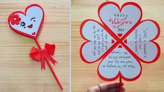DIY Valentine's Day Greeting Card | How To Make Valentines Card | Valentine's Day Making Easy ❤️