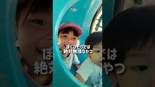 おねえちゃんがいる公園は最高 #shorts #公園 #2歳児 #6歳児