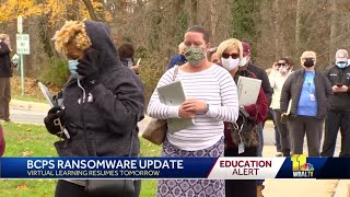 Virtual learning to resume in BCPS Wednesday as ransomware investigation continues