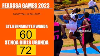 FEASSSA GAMES 2023 STE BERNADETTE 60  -  72 ST NOA GIRLS