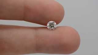 8R077E78 - Round Shape 0.71 Carat G SI1 Natural loose diamond. Certified by EGL