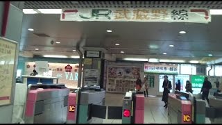 《乗り換え》東武ｽｶｲﾂﾘｰﾗｲﾝ、新越谷駅からJR武蔵野線、南越谷駅へ。  Shin-koshigaya