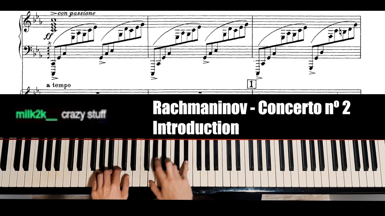 Rachmaninov Piano Concerto 2 - How To Play The Introduction - YouTube