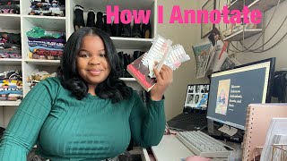 How I Annotate My Books: Routine/Supplies |  Making My Bookmarks | Lex Reads