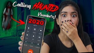 Calling HAUNTED Numbers You Should Never Call at midnight!! *call received* ( Horror Series )