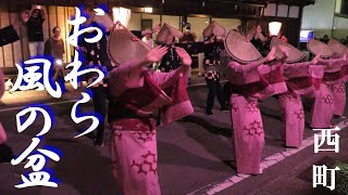 【おわら風の盆】西町最終日の最終演舞🥁Stage performance on the last day of Nishimachi🥁