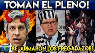 P0RROS DE MONREAL Y CLAUDIO X SE AGARR4N A P4TADAS EN PLENO SENADO! CANCELAN REFORMA DEL INE!