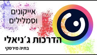 Genially - אייקונים וסמלילים