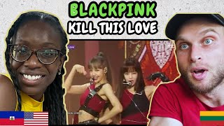 REACTION TO BLACKPINK - KILL THIS LOVE (SHOW! Music Core, 20190406) | FIRST TIME WATCHING