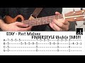 STAY (Post Malone) FINGERSTYLE Ukulele TUTORIAL