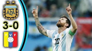 Argentina vs Venezuela 3-0 Highlights | World Cup Qualification 2022