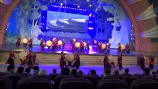 栽耕神鼓土风舞中国云南民族村 Yunnan Nationalities Village Folk Dance by Shangri La  Ethnic Group in Yunnan, China