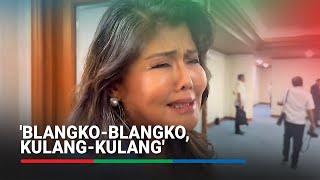 Imee Marcos: 'Natatakot ako sa mga blangko-blangko'