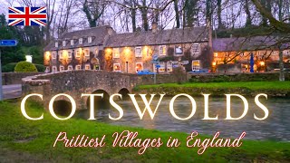 COTSWOLDS English Countryside | Prettiest Village | Swan Hotel Walk Tour Nature Calm Relaxing Music