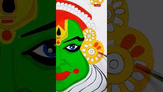 'KATHAKALI' 💚 | AcRylic PaiNting, DrawinG | #shorts #drawings #kathakali