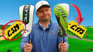 HUGE Results! - £529 Callaway Elite vs £175 Epic Flash Driver!