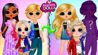 Encanto, Ladybug, Harley Quinn Gender Switch Up - DIY Paper Dolls & Crafts