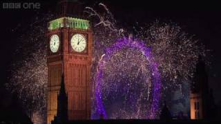 London Fireworks on New Year's Day 2007 - New Year Live - BBC One