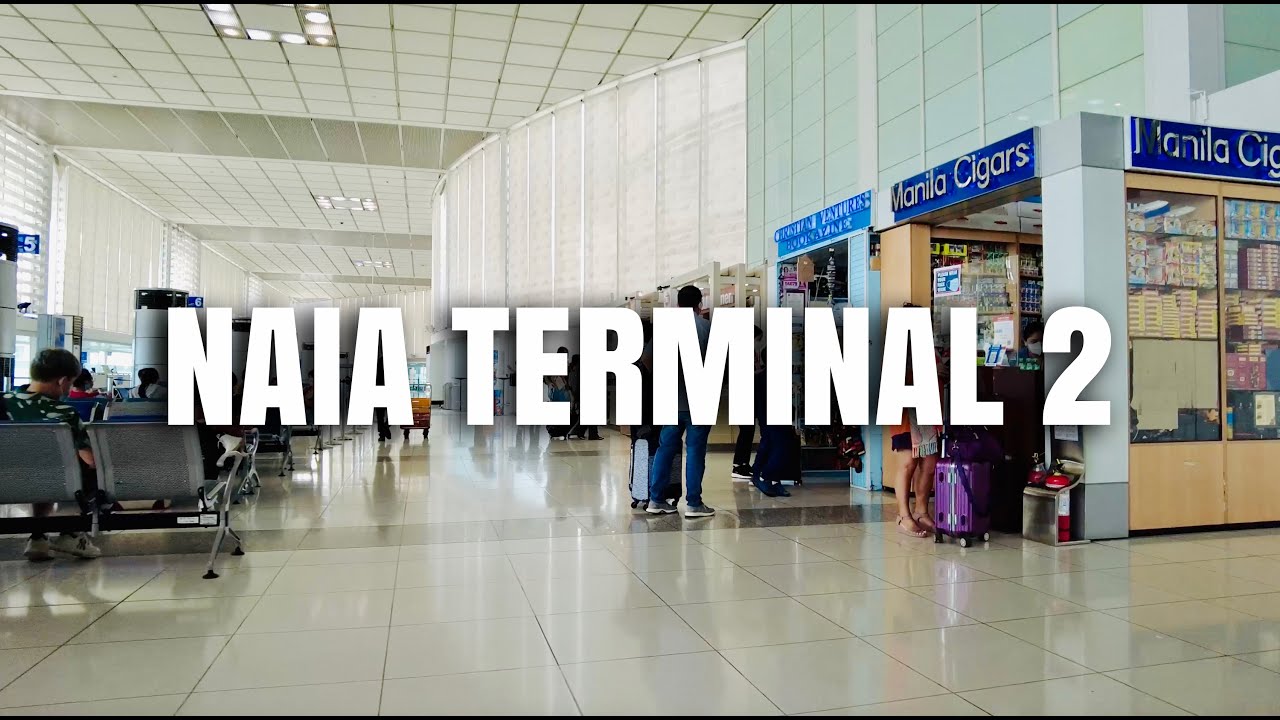 [4K] NAIA Terminal 2 International Departure Walking Tour | Philippines ...