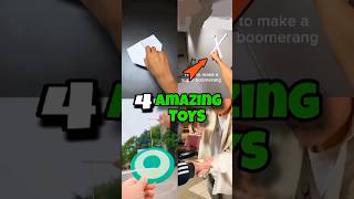 4 Awesome paper toys , how to make paper spinner , papar colour changing toy #shorts #ytshorts