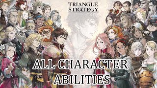 Triangle Strategy All Character Abilities 4K 60fps