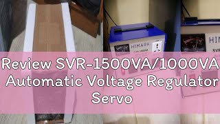 Review SVR-1500VA/1000VA  Automatic Voltage Regulator  Servo Type AVR Time Delay Analog Volt Meter