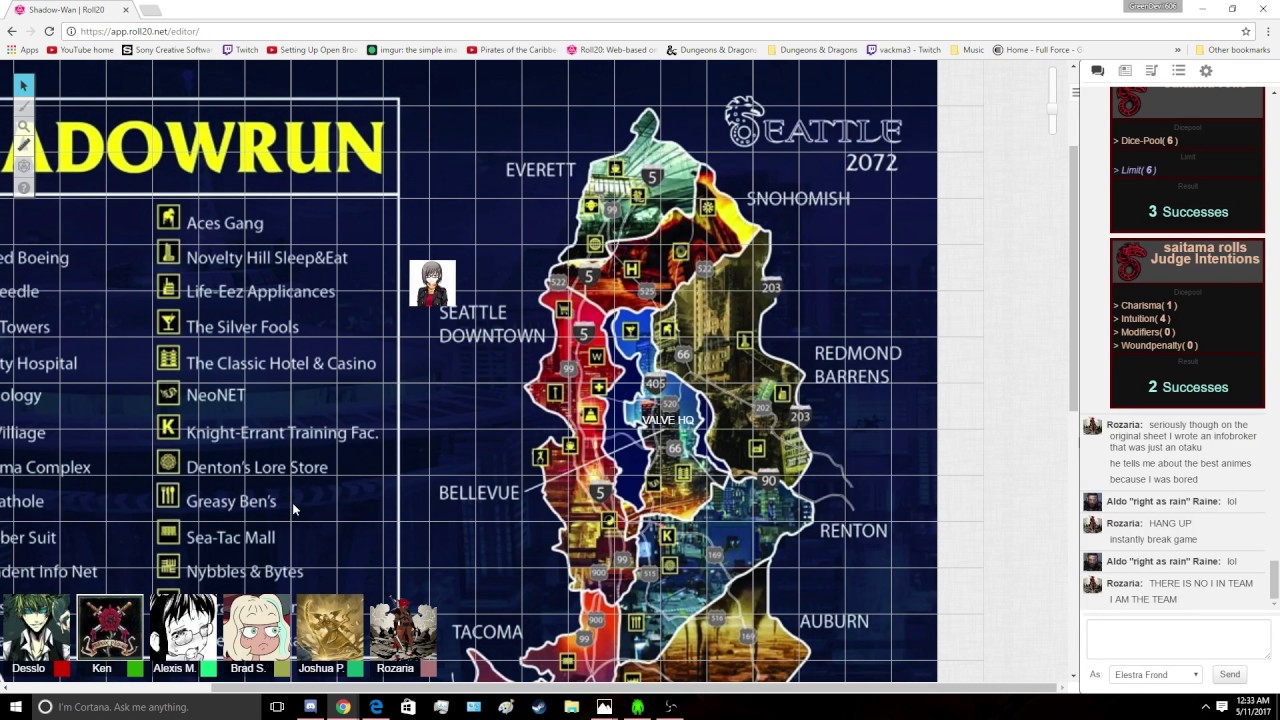 Shadowrun 5th Edition Session 1 Learning The Ropes Youtube