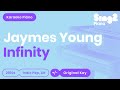 Infinity Karaoke | Jaymes Young (Piano Karaoke)