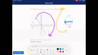 Khan Academy Tutorial: rotate points