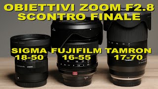 [ITA] - Scontro Finale! Obiettivi Zoom F2.8 per Fujifilm X