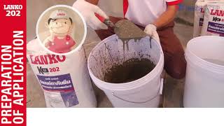 LANKO 202 Matryx Cementitious crystallization waterproofing system from ParexGroupThailand