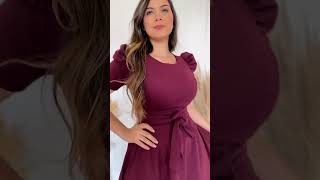 Vestido Midi Liso Jana