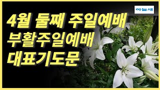 대표기도문/ 부활주일 대표기도/대표기도모음/ 4월 둘째 주일예배 대표기도/4월 2주/대표기도 작성하는 방법/주일 대표기도/4월 대표기도문