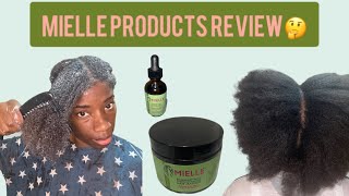 Mielle Products Review-Rosemary & Mint Oil & Hair Mask #mielleorganics #review #youtubeshorts #hair