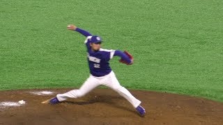 スロー映像)中日 田島慎二 投球フォーム 2017.6.1