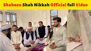 Official Video | Shaheen Afridi and Ansha Afridi Nikah #shaheenshahafridi
