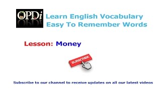 19. Money | Oxford picture dictionary 2nd edition | Learn english vocabulary