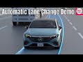 Mercedes Automatic Lane Change Demo