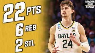 Matthew Mayer 22 PTS in R1 NCAA Tourney Win over Norfolk State | 3.17.22