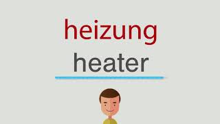 Wie heißt heizung auf englisch