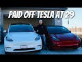 I paid off my Tesla!